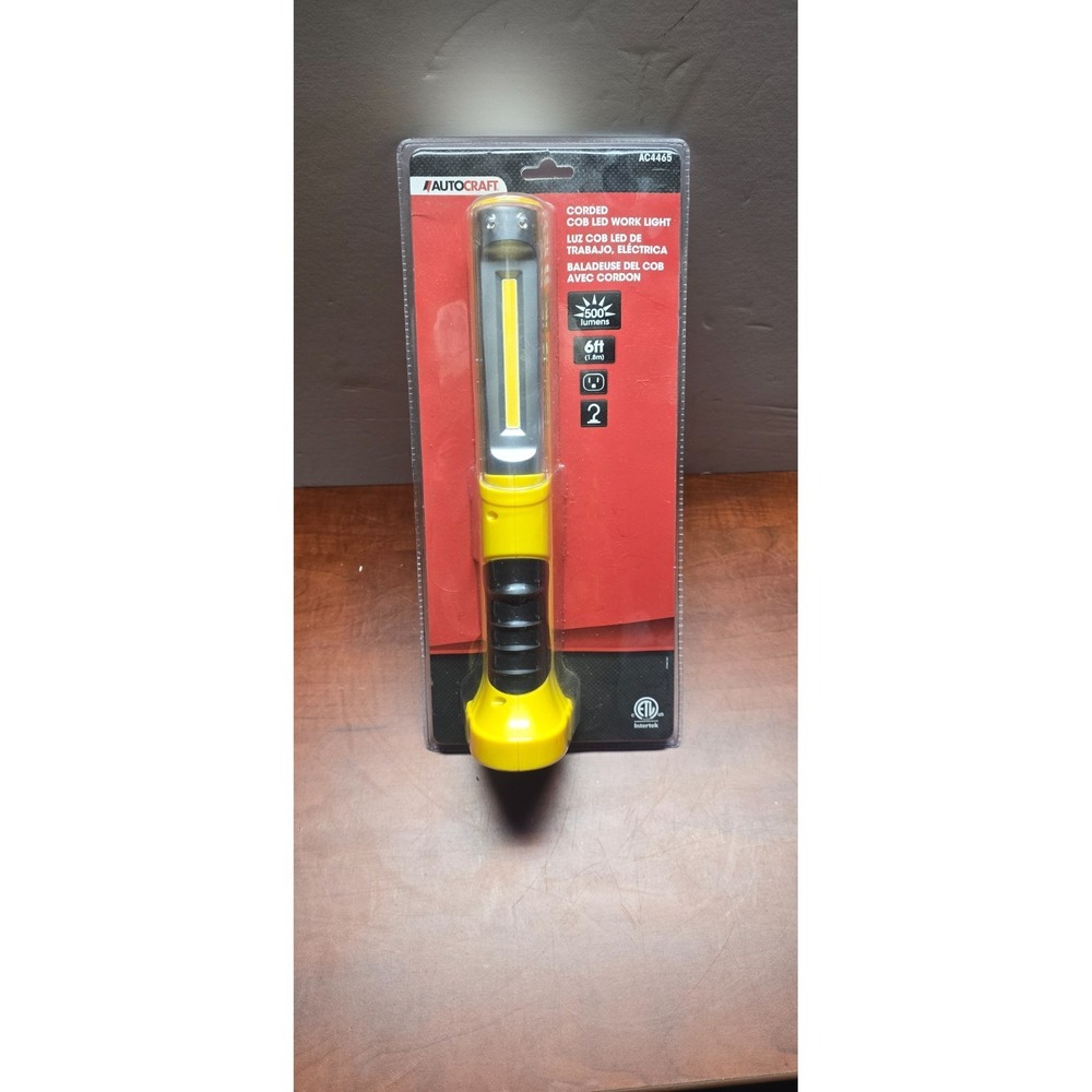 AutoCraft 500 Lumens Corded COB LED Work Light